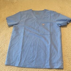 Figs Catarina One-Pocket Scrub Top size M Color Blue
